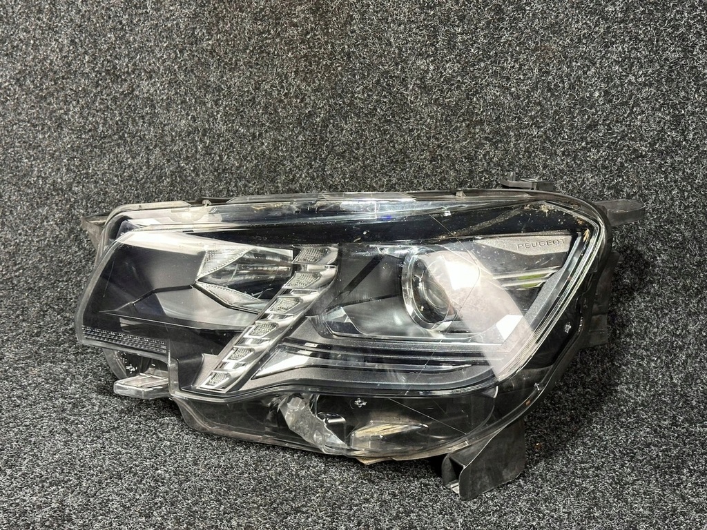 фото №3, Peugeot rifter лампа левая перед передняя h7 линза + led 9816827280