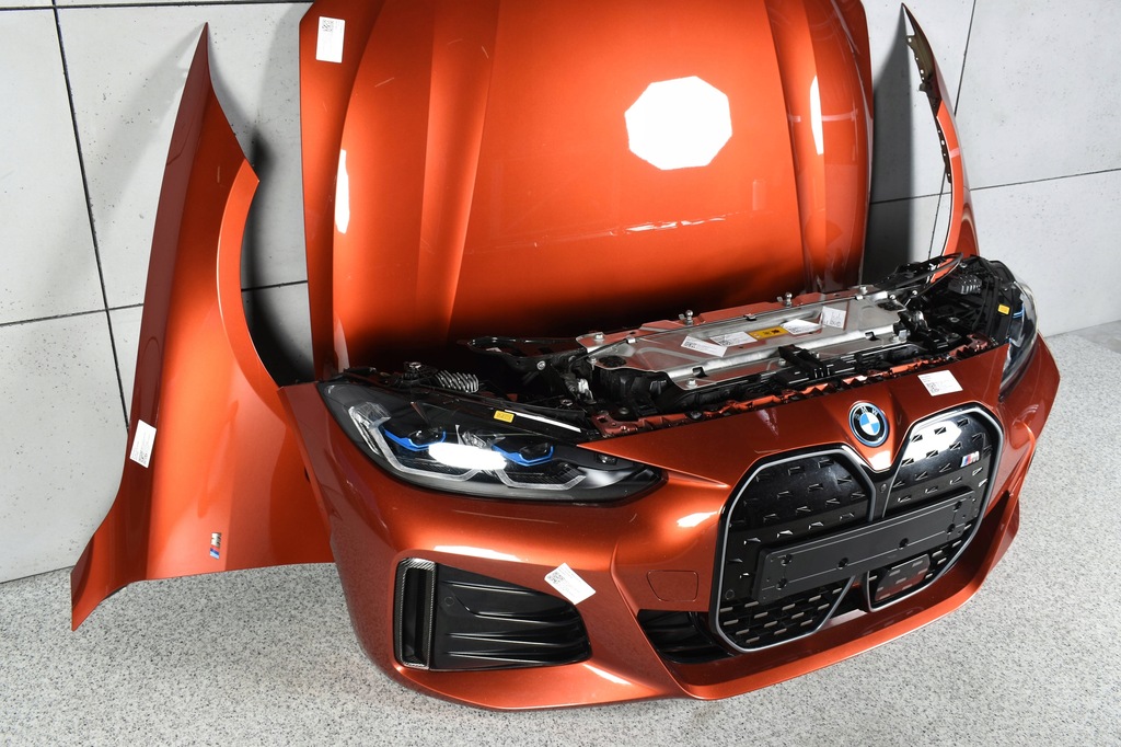 фото №10, Bmw i4 g26 капот крила pas радіатор бампер m-pakiet лампи laser карбон