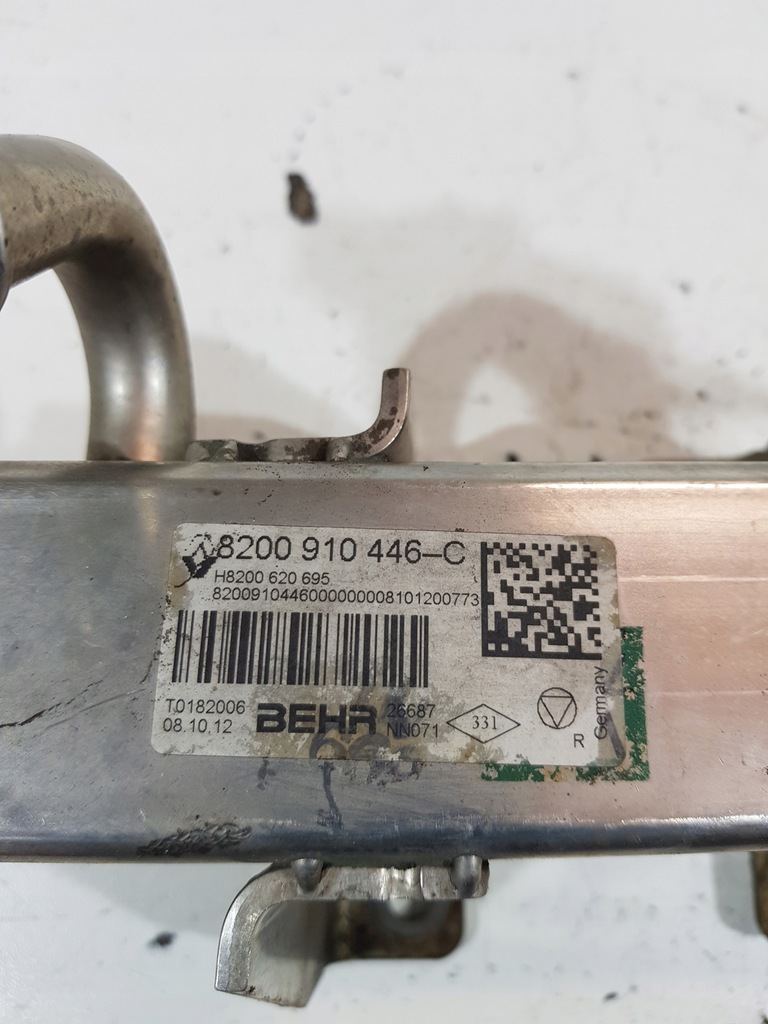 фото №10, Радиатор выхлопных газов egr 2.3 dci master 8200910446