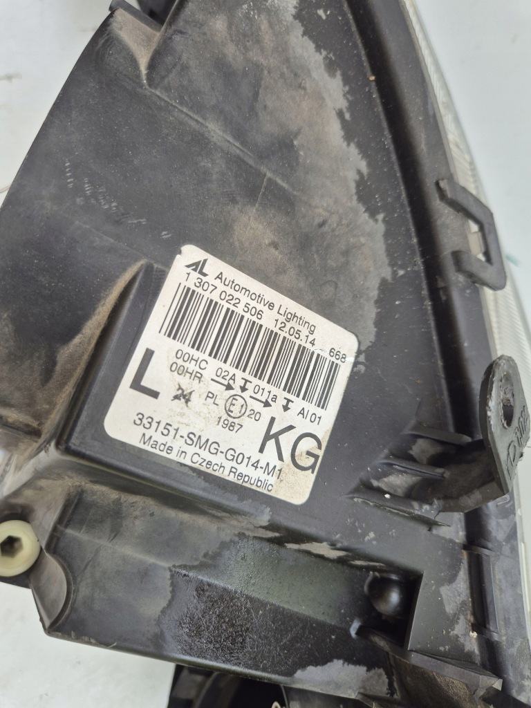 фото №10, Лампа левый перед honda civic viii 33151-smg-g014-m1