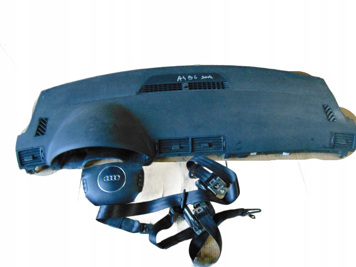 фото №1, Приборная панель приборная консоль подушки безопасности audi a4 b6 soul