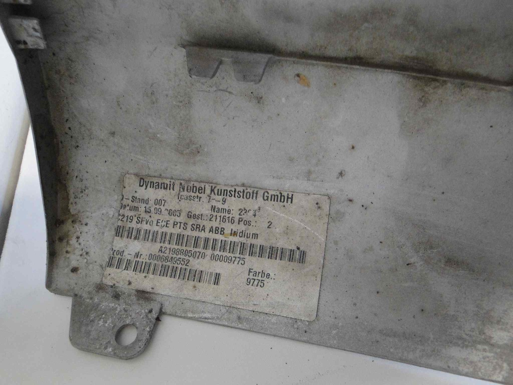 фото №10, Mercedes cls 219 бампер передний pts sprysk