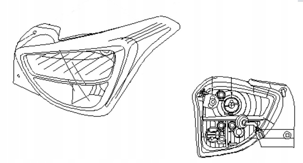 фото №1, Лампа задня ліва hyundai i10 2013-2016