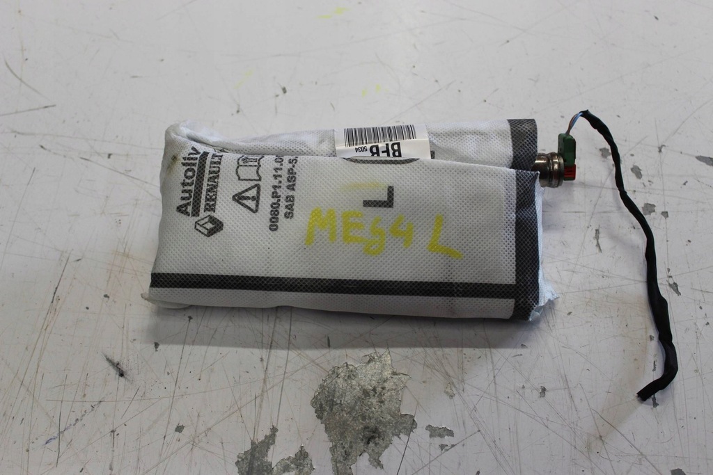 фото №1, Подушка воздушная подушка безопасности сиденье левая 985l12798r renault megane iv 4