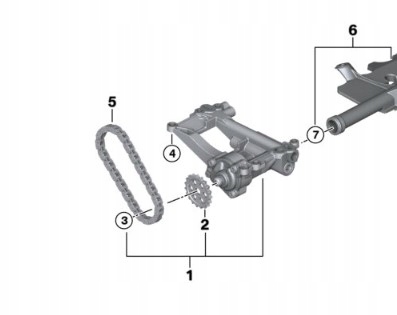 фото №12, Ланцюг грм bmw e90 e91 e92 e65 e66 e67 e60 e61 x5 e53 e70 x6 e71 m57