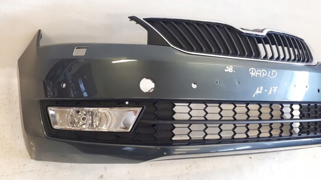 фото №4, Skoda rapid 2012-2017 бампер перед