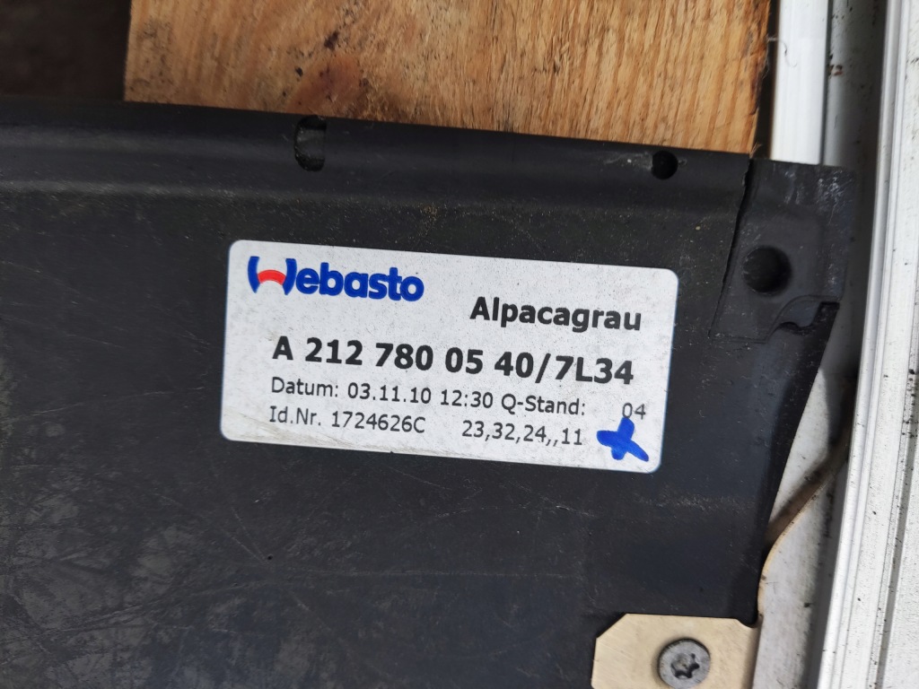 фото №5, Mercedes w212 скляний дах панорама вікно дахові a2127800540