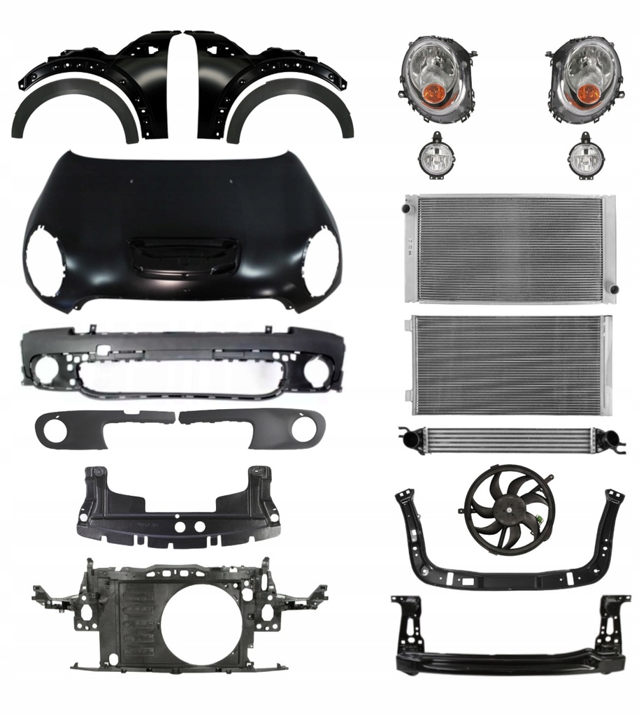 фото №1, Mini cooper s r55 r56 07-10 капот бампер pas