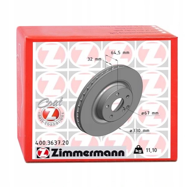 фото №1, Гальмівні диски гальмівні вентильовані mercedes glk 280 300 320 350