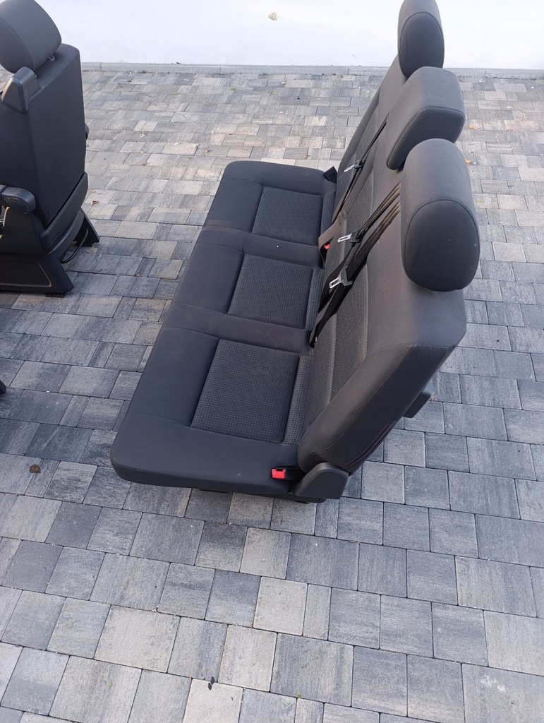 фото №6, Vw t5 t5 lift t6 заднее сиденье трёхместная multivan трёхместное сиденье кровать antarcyt