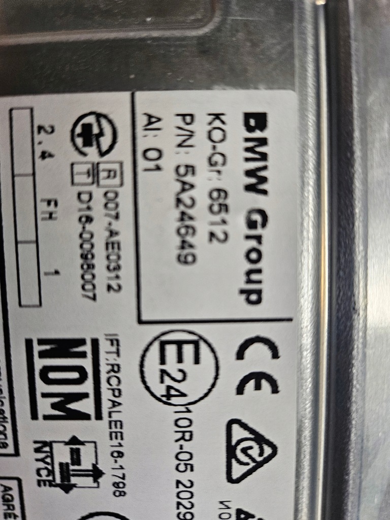 Mini f56 lift радио навигация 5a24649 5204148 Доставка