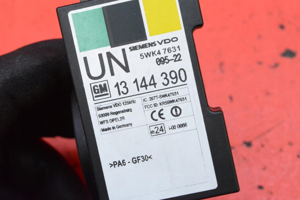 Імобілайзер бортовий комп'ютер набір 12230554 opel meriva a 1.6 16v 100 km 02-06 Ціна