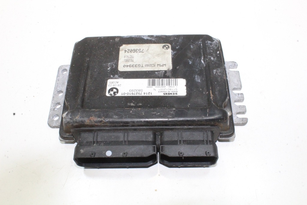 фото №1, Бортовой компьютер двигателя mini cooper r50, r53 7527610 1.4l бензиновый 55kw 2003