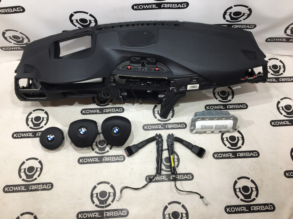 фото №1, Bmw 3 f30 f31 f34 панель приладів консоль подушка безпеки подушки безпеки натягувачі оригінал