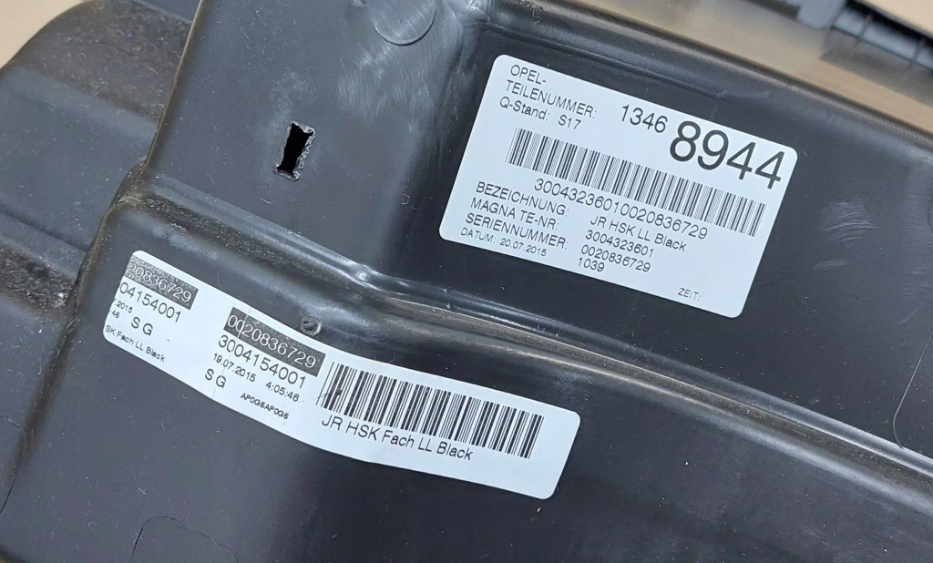 фото №3, Бардачок opel adam