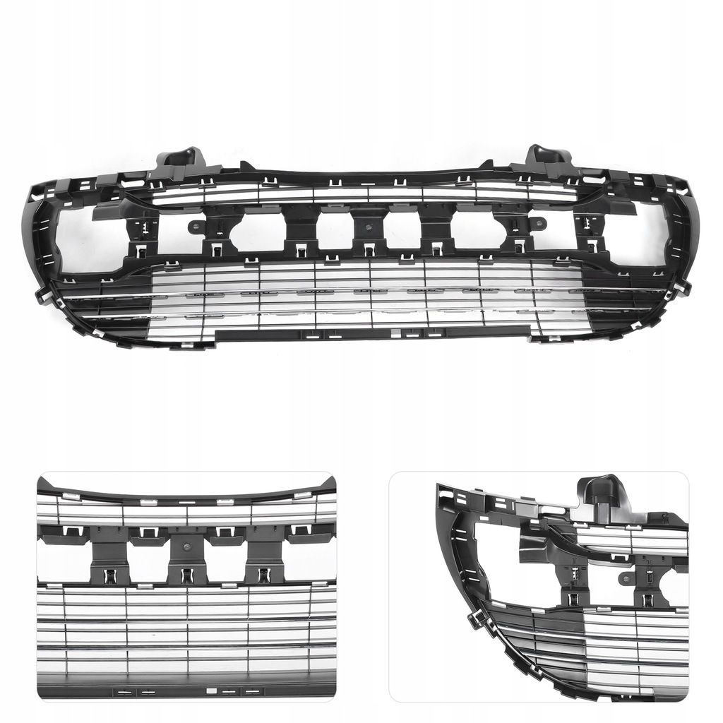 фото №7, Бампер передний средний решётка радиатора сетка защитная решётка радиатора 7414vj pasuje do