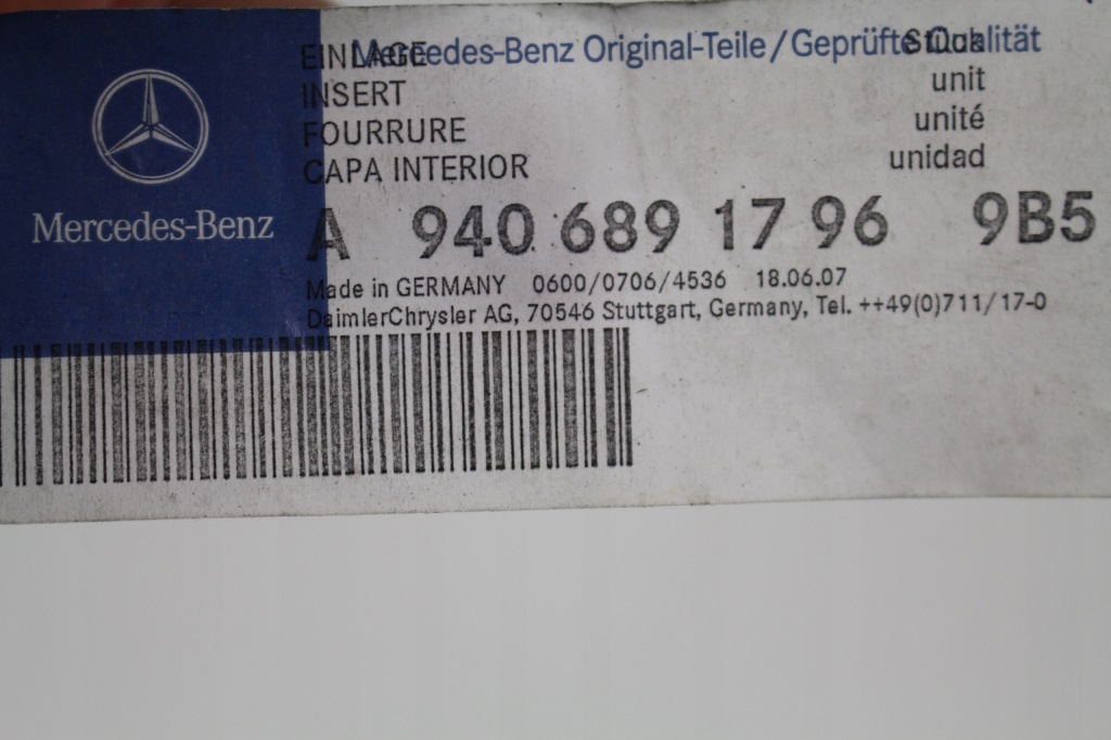 фото №4, Молдинг накладка mercedes atego