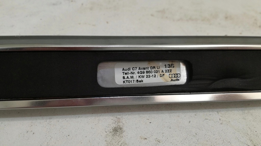 фото №12, Audi a6 4g kombi рейлинги рейлинг накладки кровельные