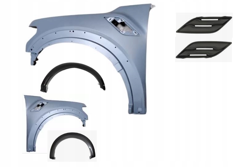 фото №4, Ford f150 f-150 18- raptor крыло левый + молдинг