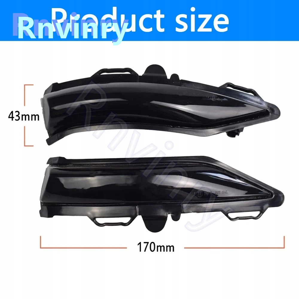 фото №6, Динамический поворотник rnvinry dla forda fiesty st line mk8 18-19 puma 20