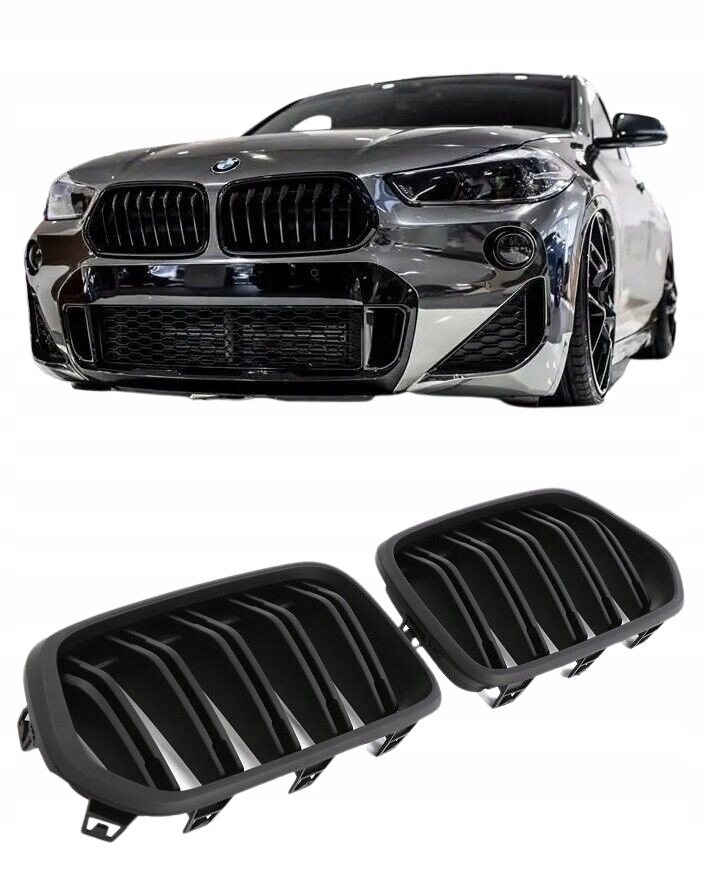 фото №1, Решітка радіатора решітка радіатора bmw x2 f39 решітки радіатора чорний mat nowa