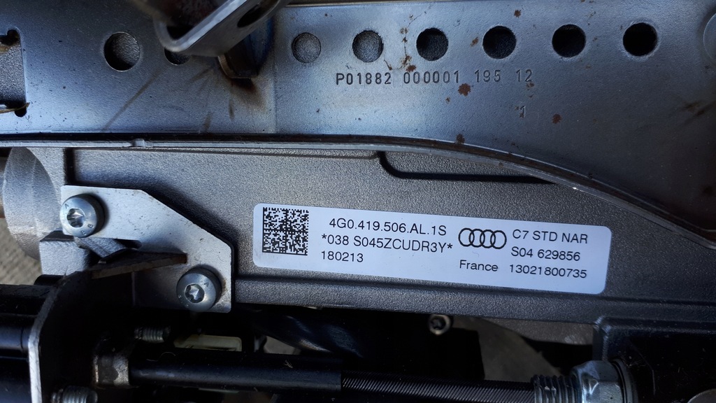 фото №7, S7 4g a7 колонка електрична 4g0419506al s6 c7 a6