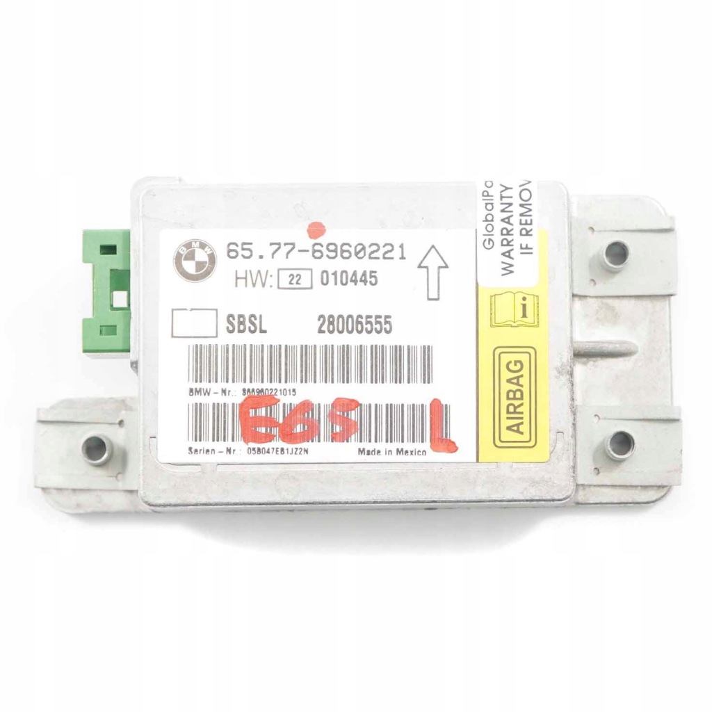 фото №1, Модуль подушка безпеки bmw 7 e65, e66, e67 6960221 2002