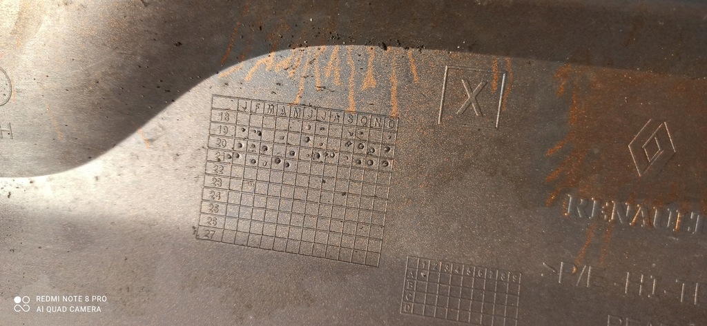 фото №7, Captur ii накладка спойлер бампера задня 850707814r