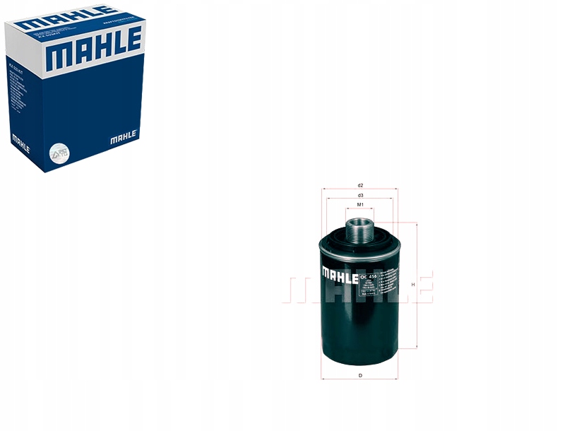 Купити Mahle фільтр оливи mah, oc 456