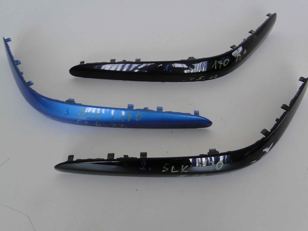 фото №2, Mercedes slk r170 170 молдинг w бампер накладка-спойлер левый