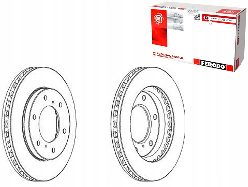 фото №1, Тормозные диски тормозные 2szt fiat fullback mitsubishi 200