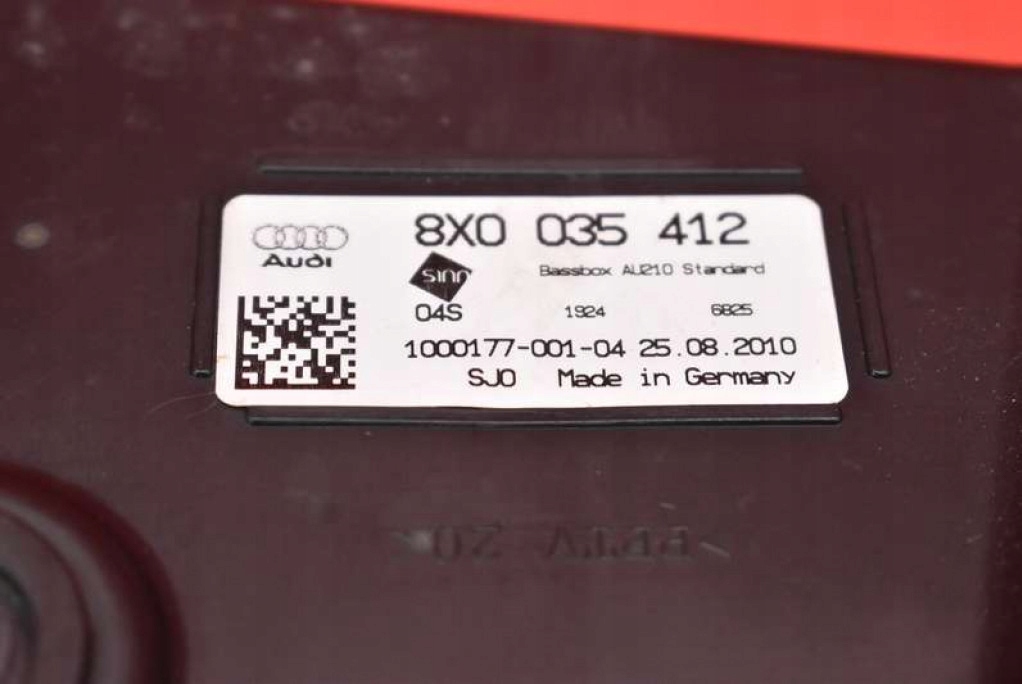 фото №5, Динамік сабвуфер 8x0035412 audi a1 8x 1.2 tfsi 86 km 10-14