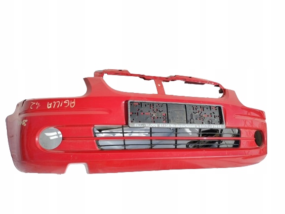 фото №1, Opel agila a бампер перед передний красный