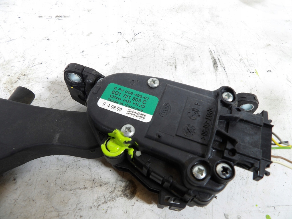 фото №2, Skoda roomster 1.4b педаль газа 6q1721503c