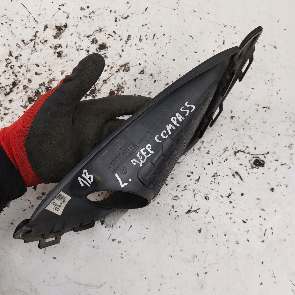 фото №8, Jeep compass решётка рамка бампера решётка противотуманной фары левая 4010170342ab