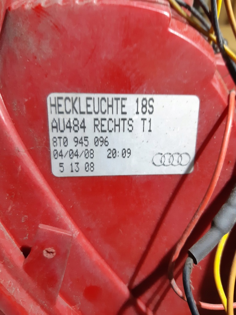 фото №15, Audi s5 a5 8t лампы правый левый задняя задние комплект