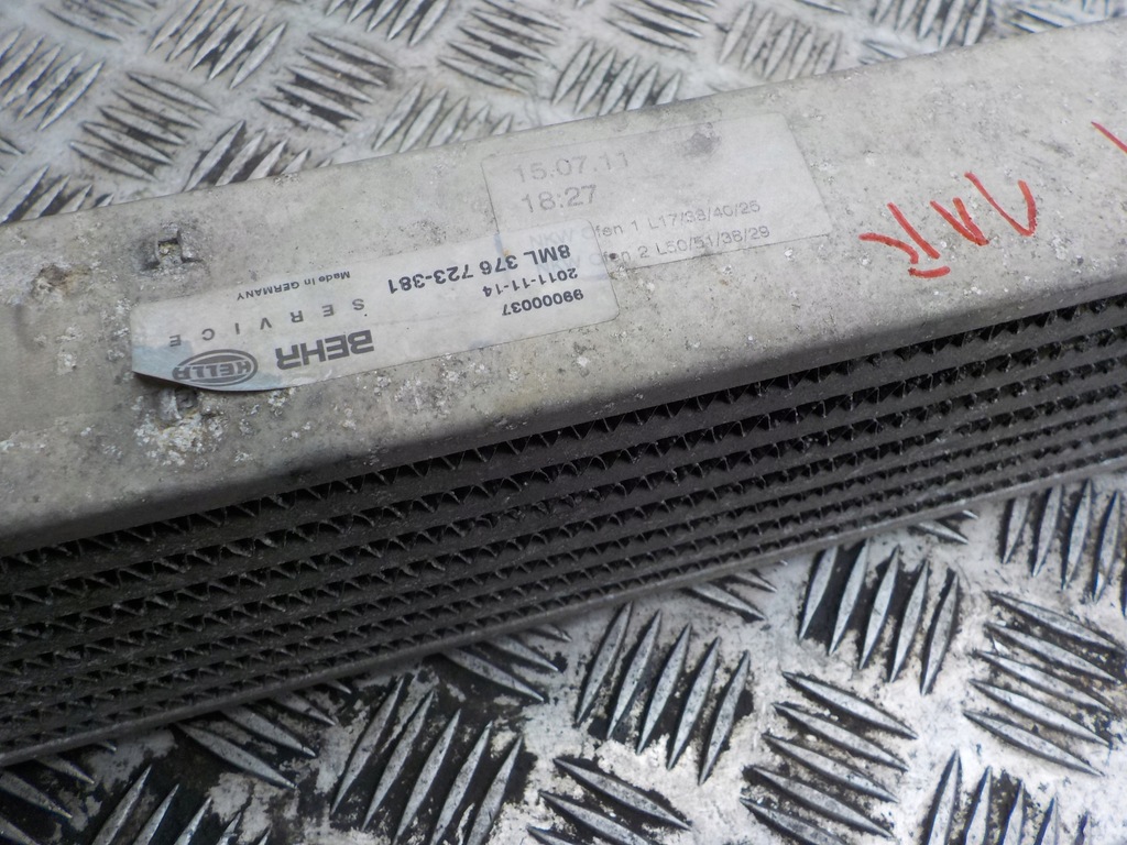 фото №6, Mercedes w211 радиатор интеркулер 8ml376723