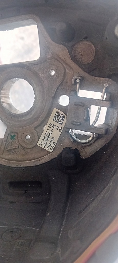 фото №11, Воздуховод трёхспицевая multi кожа vw passat cc b7 3c8419091k с подушка безопасности