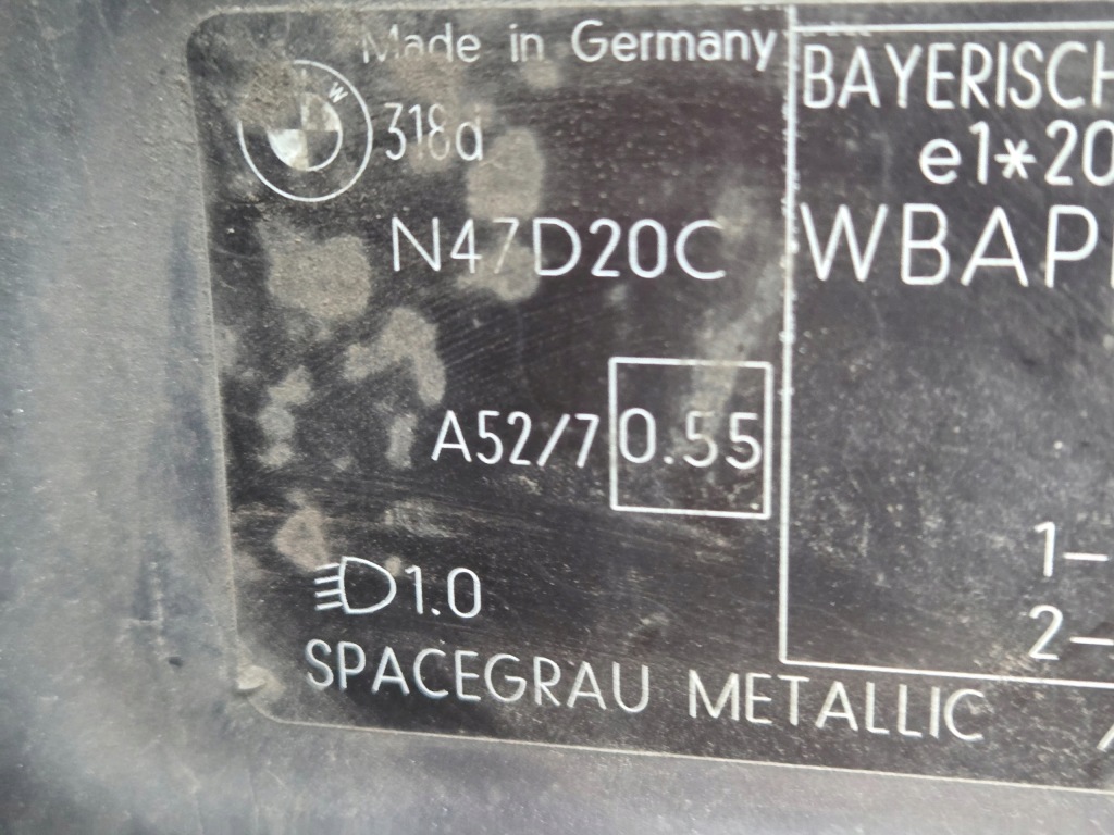 Капот bmw e90 lci a52/7 spacegrau Киев