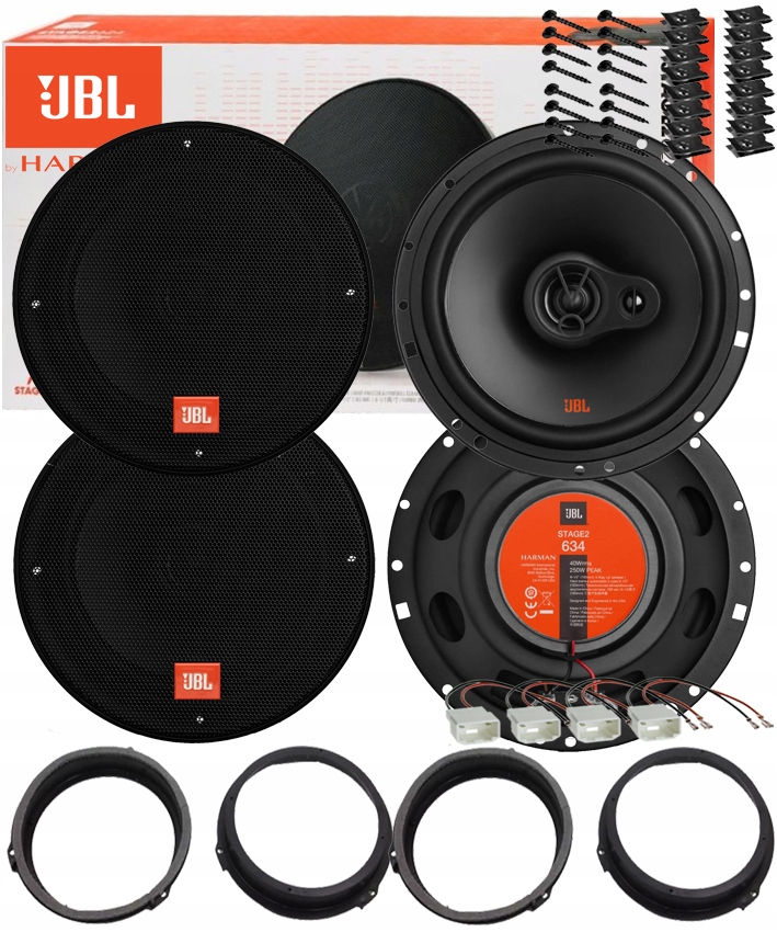 фото №1, Jbl 634 динамики 3dro ford c-max fiesta focus kuga mondeo transit перед+ задняя