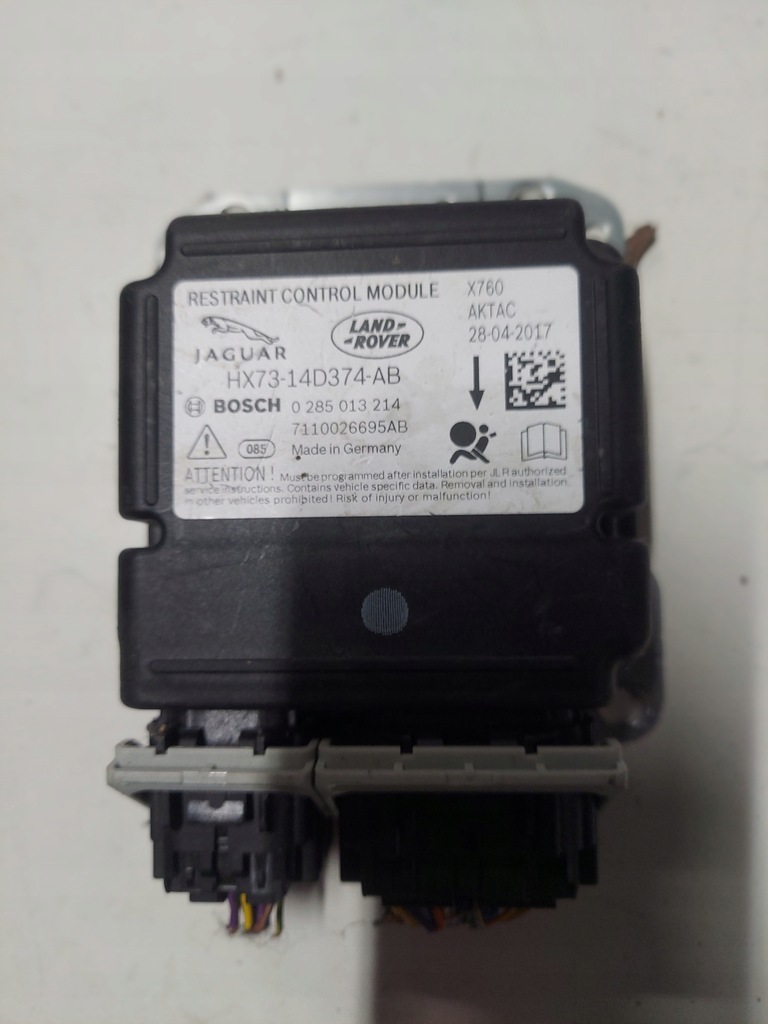 фото №1, Модуль датчик подушек подушка безопасности f-pace x761