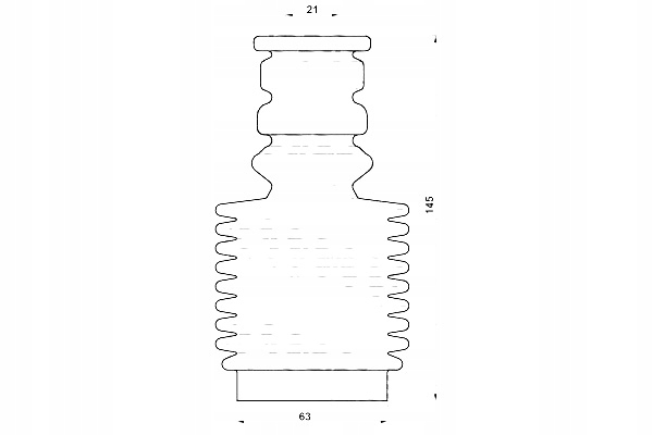 фото №3, Захист передній амортизатора з відбійник febest