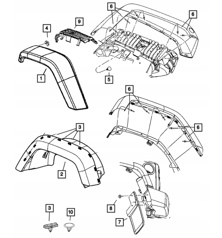 фото №11, Набір nit зривний штифт wrangler jk 6506007aa