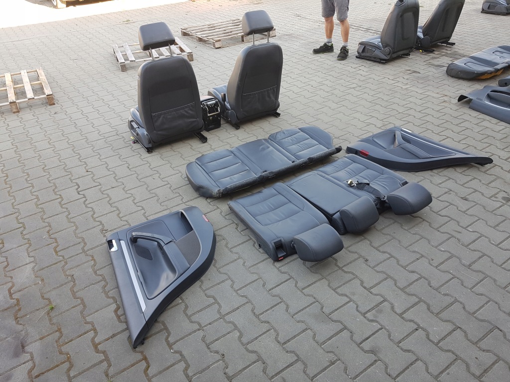 фото №10, Vw golf 6 vi 5k 08-13r hb сидіння шкіряний заднє сидіння 5d