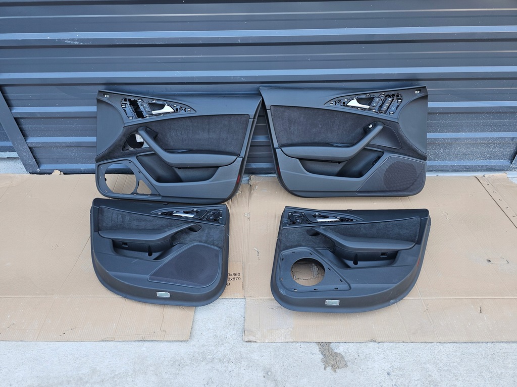 фото №1, Обшивка обшивки дверь комплект audi a6 c7 lift алькантара