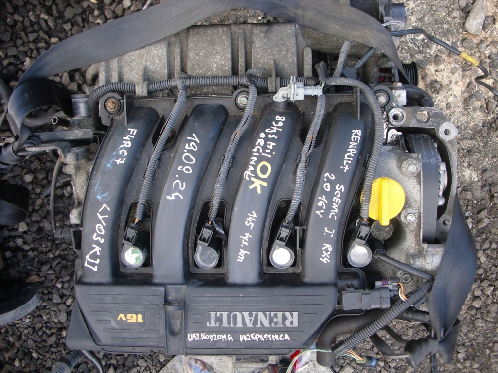 фото №1, Renault scenic i rx4 2.0 16v 4x4 двигун kompletny f4rc744 f4rc746