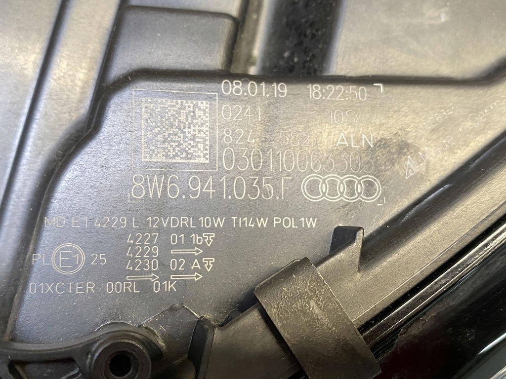 фото №4, Audi a5 8w лампа левая перед matrix оригинал