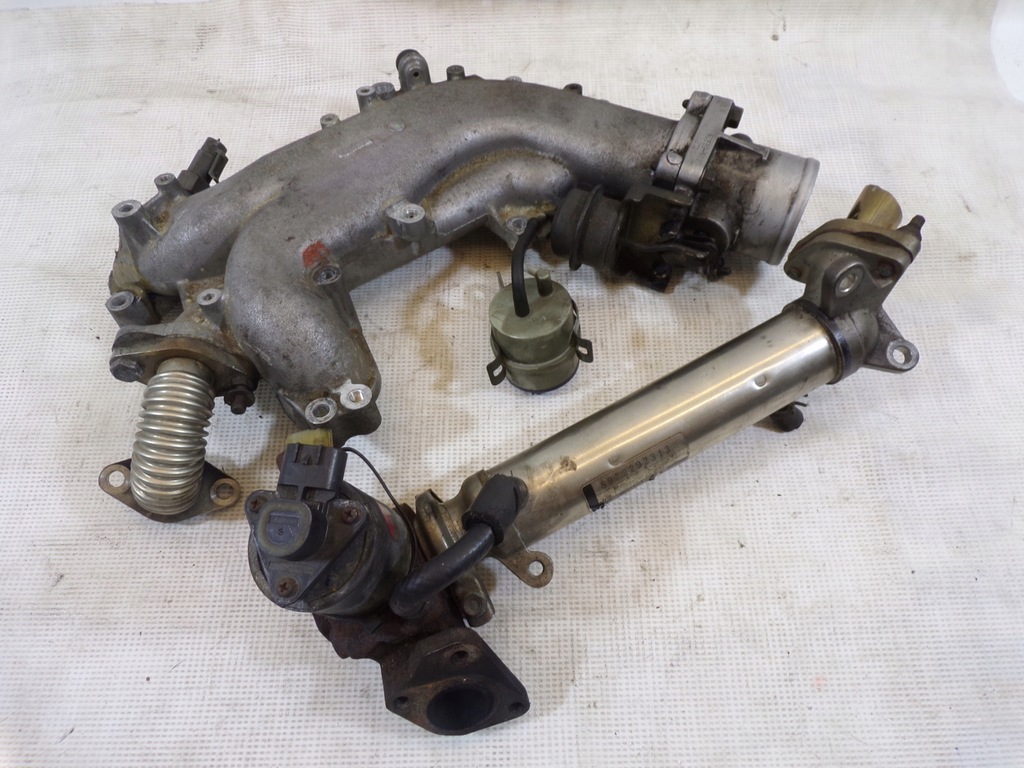 фото №1, Egr дроссельная заслонка коллектор радиатор выхлопных газов opel