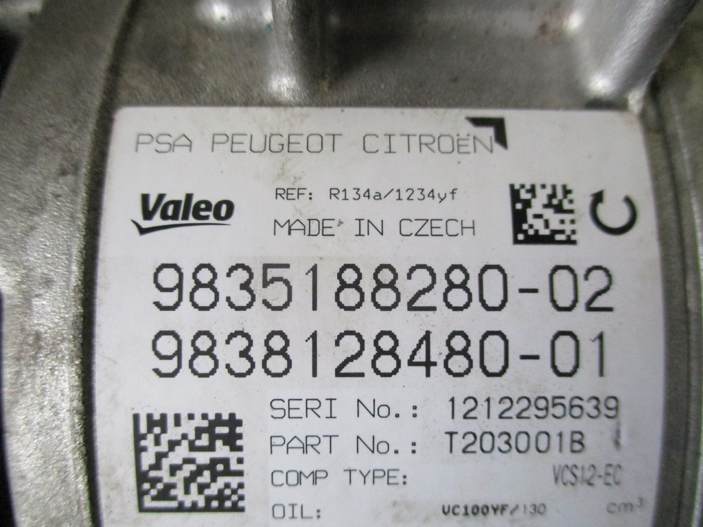 фото №6, Компресор кондиціонера opel grandland x, peugeot 3008 двигун 1,2 thp