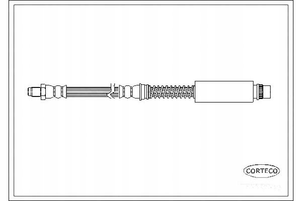 Купити Corteco шланг гальмівний mg mg zt 1.8 16v